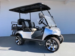 Silver Evolution Classic 4 Plus Lithium Ion Golf Cart 01